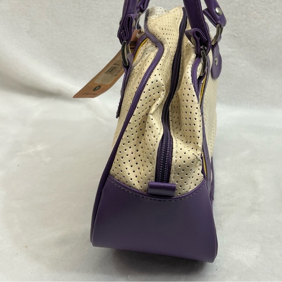 Los Angeles LA Lakers NBA Basketball Perfect Bowler Hand Bag Women’s Purse Read - Picture 9 of 12